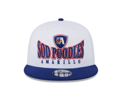 Amarillo Sod Poodles New Era 9FIFTY Leaning A Crest Snapback Cap