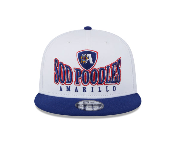Amarillo Sod Poodles New Era 9FIFTY Leaning A Crest Snapback Cap
