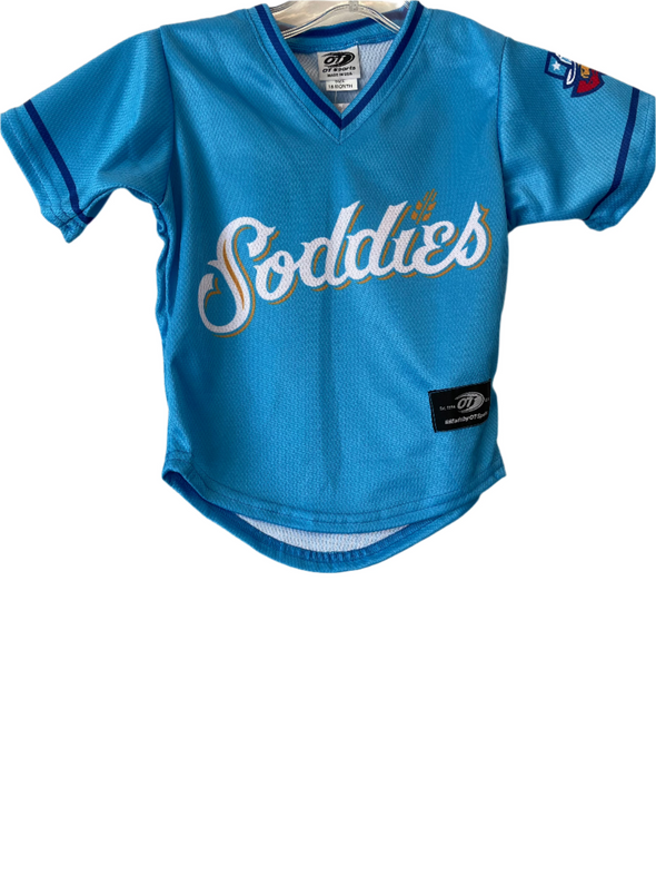 Amarillo Sod Poodles Toddler Blue Subimated Jersey