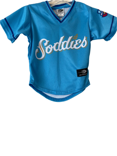 Amarillo Sod Poodles Toddler Blue Sublimated Jersey