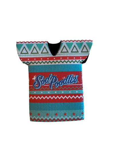 Amarillo Sod Poodles Ugly Sweater Bottle Koozie