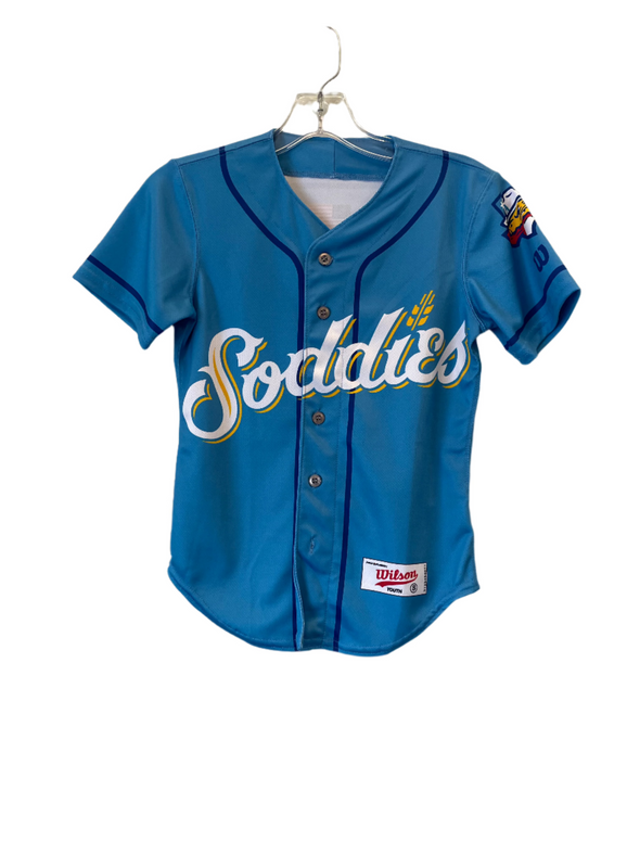 Amarillo Sod Poodles YOUTH Sky Blue Sub Jersey