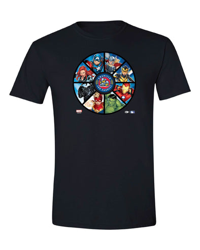 Amarillo Sod Poodles Youth Black Marvel Tee