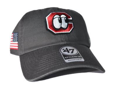 Chattanooga Lookouts Charcoal Heritage '47 Clean Up