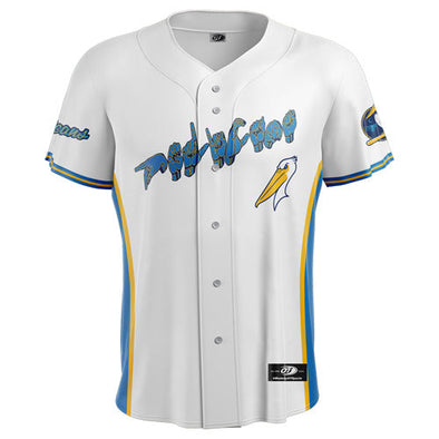 Myrtle Beach Pelicans OT Sports American Sign Language Replica Jersey