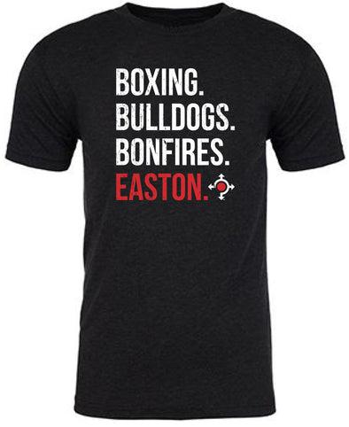 Lehigh Valley IronPigs Boxing Bulldogs Bonfires Easton Tee