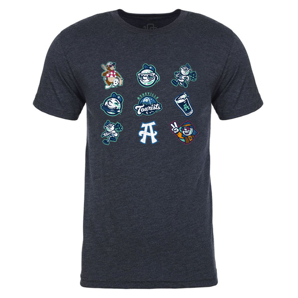 The Asheville Tourists Logo Tee by 108 Stitches