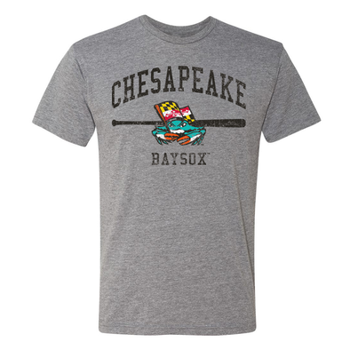 Chesapeake Baysox ADULT Arch Bat GRAY