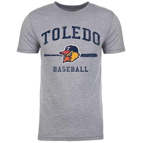 Toledo Mud Hens Arched Bat T