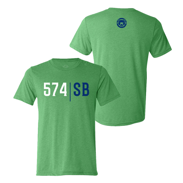 South Bend Cubs 108 Stitches Men's Area Code T-Shirt