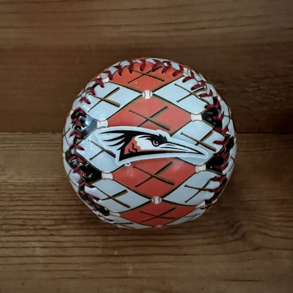 Delmarva Shorebirds Argyle Novelty Baseball