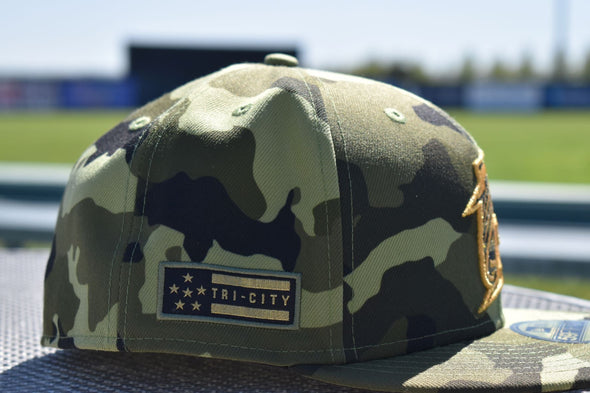 2022 Dust Devils Armed Forces Day Camo Fitted Cap