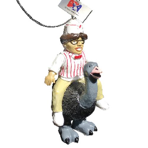 Reading Fightin Phils Crazy Hot Dog Vendor Ornament