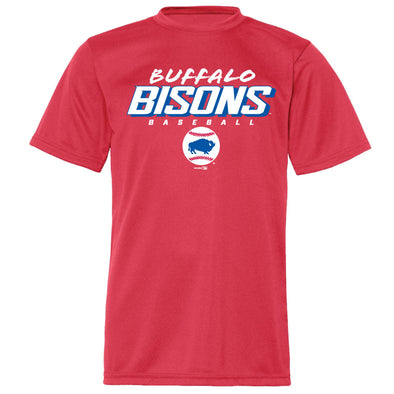 Buffalo Bisons Youth Red Performance Tee