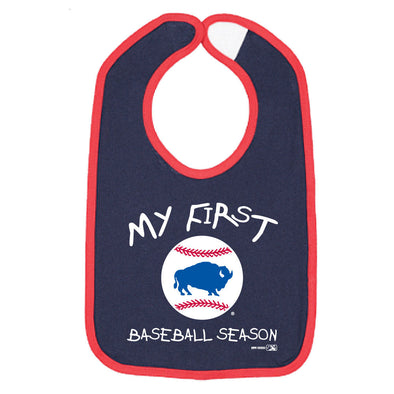 Buffalo Bisons Infant Navy Red Bib