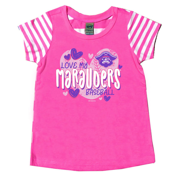 Bradenton Marauders Girls Striped T-Shirt