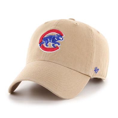 Men's Chicago Cubs Clean Up Cap, Khaki
