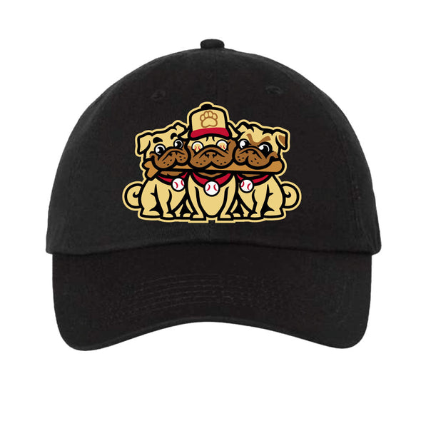 BRP Grumble Pugs Adult Cotton Bio-Washed Adjustable Hat