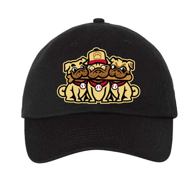 BRP NEW!  GRUMBLE PUGS ADULT COTTON BIO-WASHED ADJUSTABLE 0SFM HAT