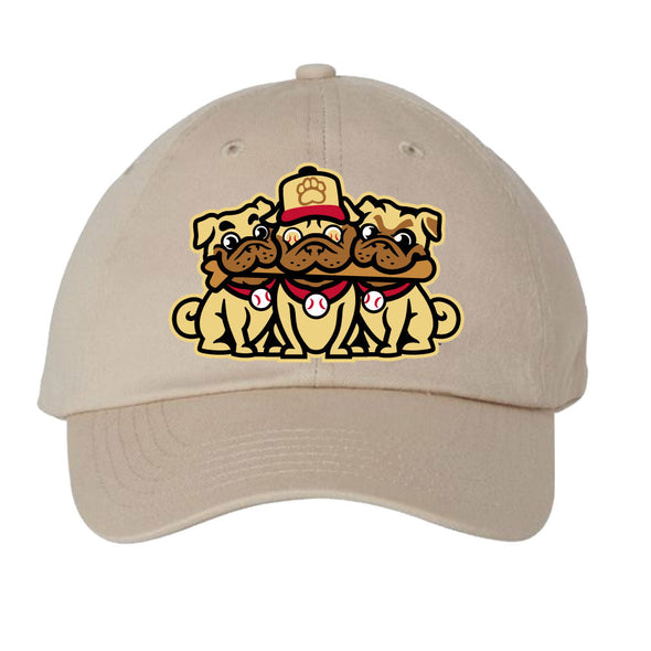 BRP Grumble Pugs Adult Cotton Bio-Washed Adjustable Hat