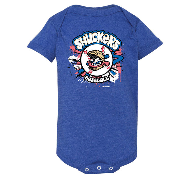 Infant Vintage Royal Onesie Bussin Graphic