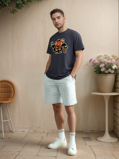 Wisconsin Supper Clubbers Pigment Dyed Graphite Heather T-Shirt