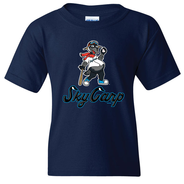 Beloit Sky Carp Navy Youth Trios Poopsie T-Shirt