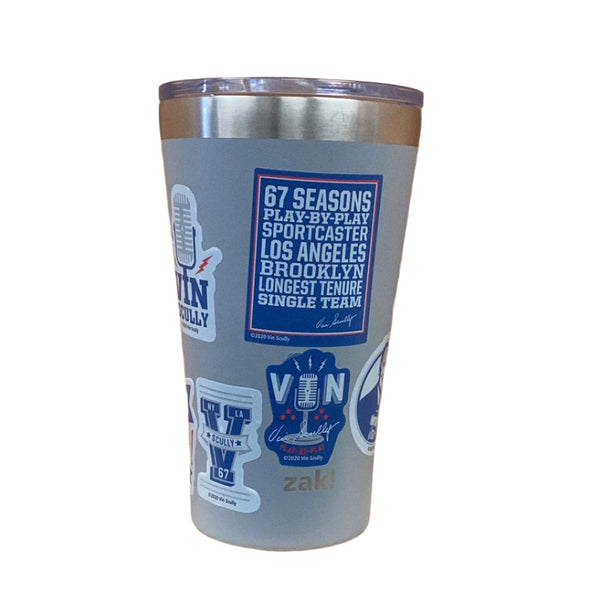 Vin Scully drink ware W Stickers 20oz