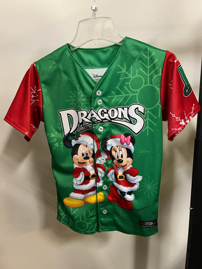 Dayton Dragons Youth Holiday Mickey Jersey