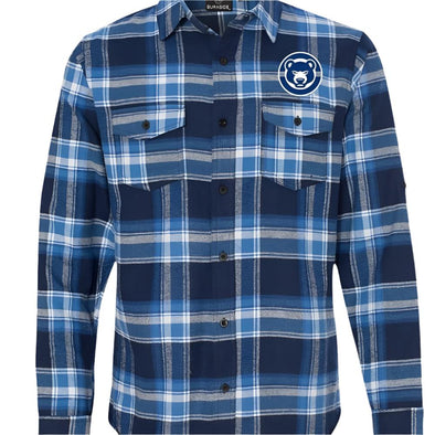 South Bend Cubs Men's Flannel Button Down Shirt