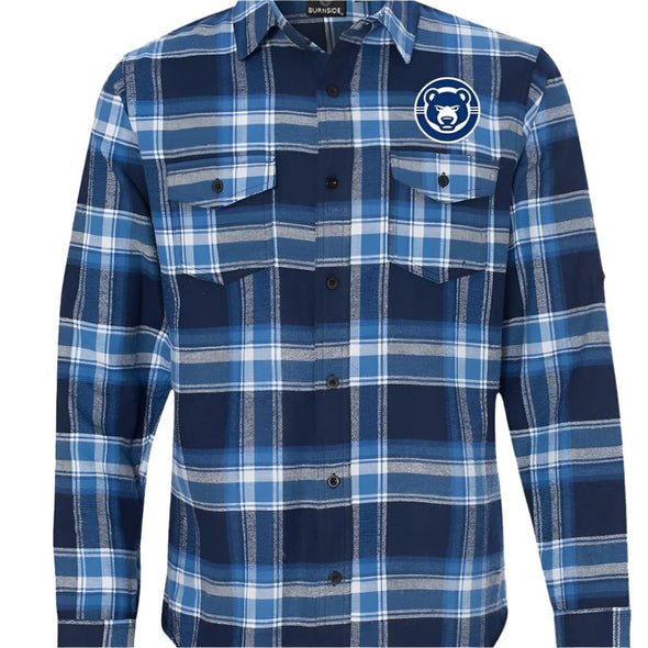 South Bend Cubs Men's Flannel Button Down Shirt