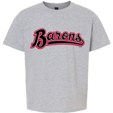 Barons Script Youth Tee