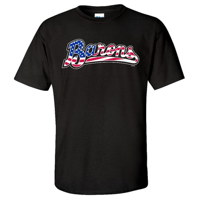 Patriotic Script Barons Tee