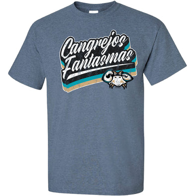 Chesapeake Baysox Bimm Ridder ADULT Cangrejos Fantasmas INDIGO BLUE T-shirt