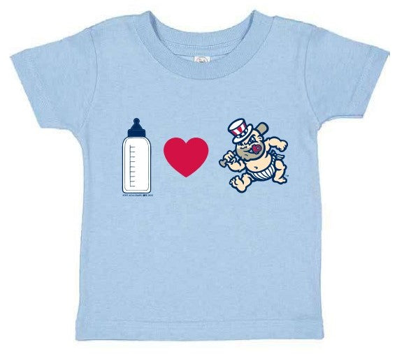 Scranton Wilke's-Barre RailRiders Toddler Heart Tee