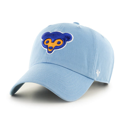 Men's Chicago Cubs Cooperstown Clean Up Cap, Columbia Blue