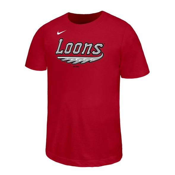 Great Lakes Loons Nike Team Replica Legends Dri-Fit Short Sleeve Tee - Youth