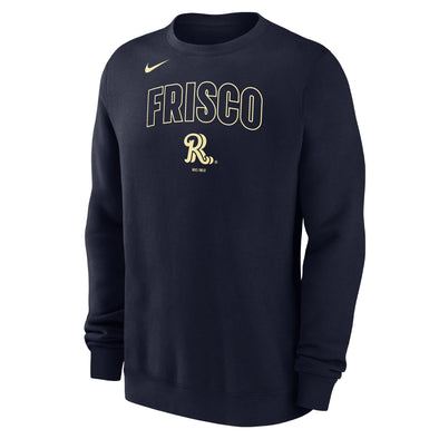 Nike Navy Club Fleece Crewneck