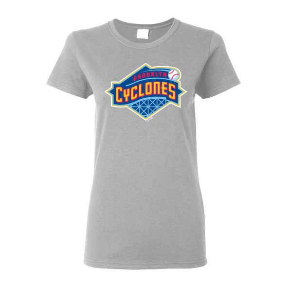 Brooklyn Cyclones Womens Primary Logo Tee