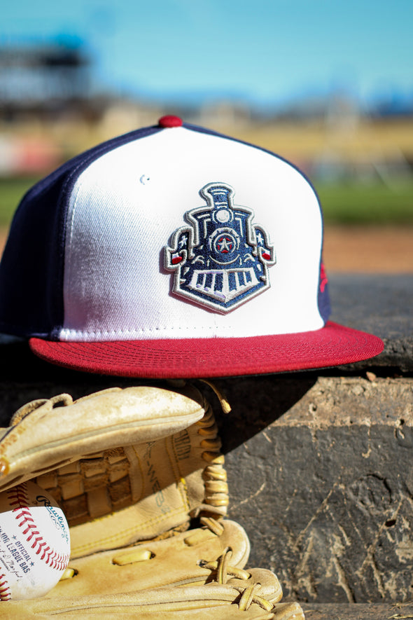 Round Rock Express 2022 New On-Field Aternate Locomotive 5950 Fitted Cap