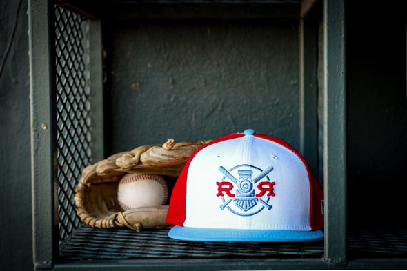 Round Rock Express 2022 On-Field Fauxback 5950 Fitted Cap