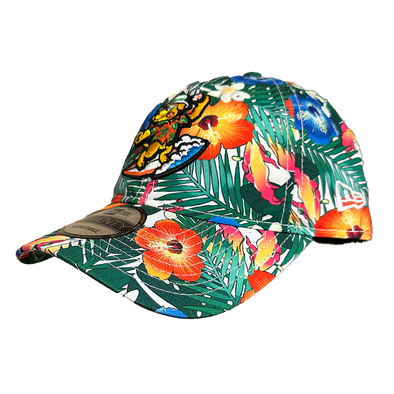 Clearwater BeachDogs New Era Floral 9TWENTY Cap
