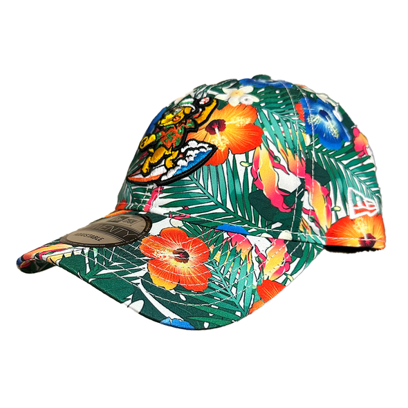 Clearwater BeachDogs New Era Floral 9TWENTY Cap