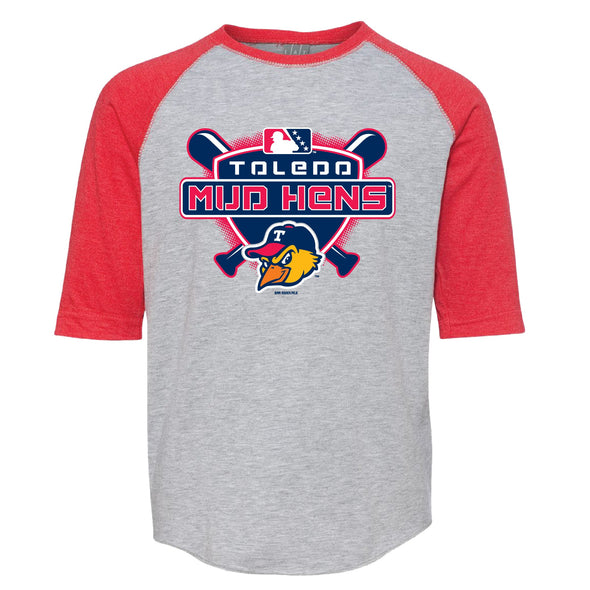 Toledo Mud Hens Betwitched Toddler 3/4 Sleeve T