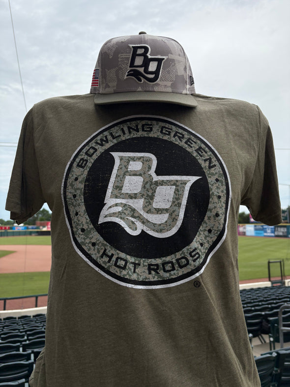Bowling Green Hot Rods Camo Tee