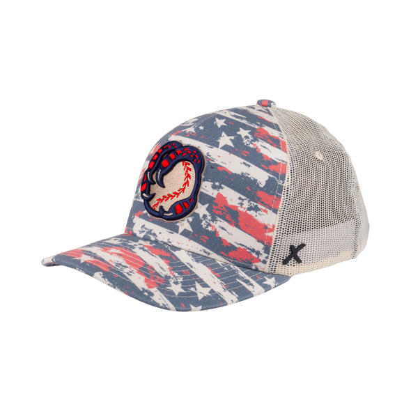 BOISE HAWKS STARS AND STRIPES TRUCKER HAT