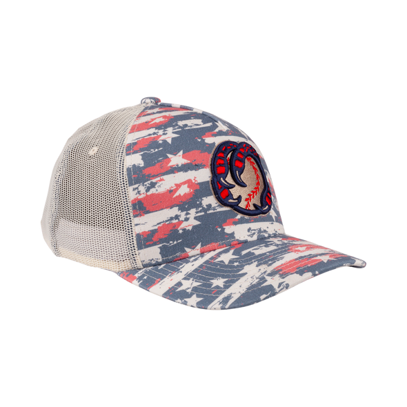 BOISE HAWKS STARS AND STRIPES TRUCKER HAT