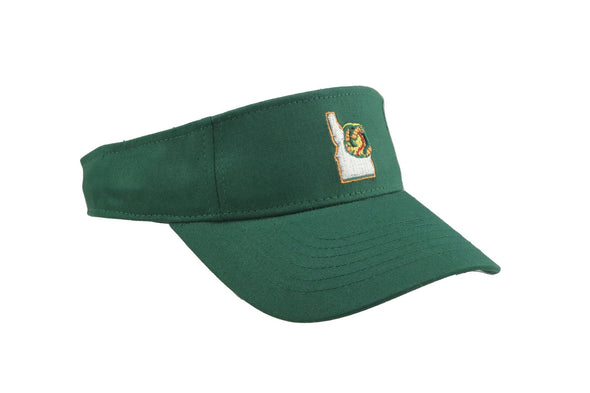 BOISE HAWKS DRILL ADJUSTABLE VISOR, GREEN