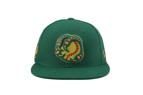 BOISE HAWKS HOME ON-FIELD FITTED HAT, GREEN