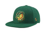 BOISE HAWKS HOME ON-FIELD FITTED HAT, GREEN